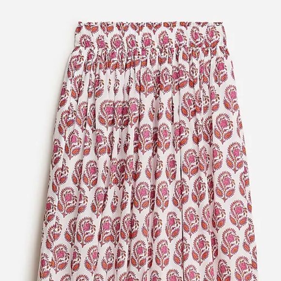 Cotton voile midi skirt - Picture 1 of 6